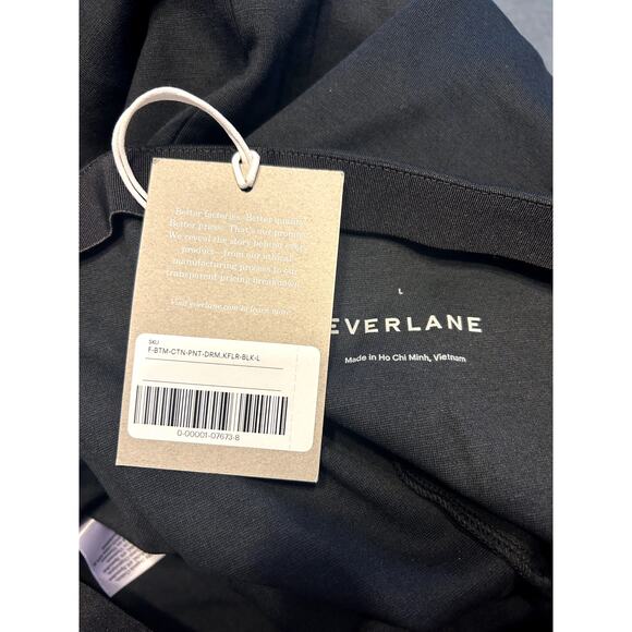 Everlane The Dream Kick Flare Pant in Black L NWT - Picture 6 of 8